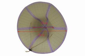 Chinese Style Foldable Straw Sun Cap Visor Hat For Mens And Women Purple N2