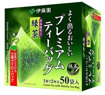 Itoen Ryokucha Green tea Matcha Blend Premium bag Pack of 50