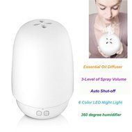 Topwell 100ml Essential Oil Diffuser, 3-Level Mist Adjustable Humidifier, LED Aromatherapy Air Purifier with Waterless... N7