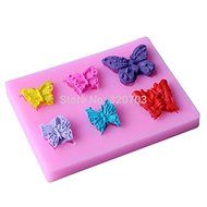 1pcs Different Size Butterfly Shape Silicone Mold, for Fondant Cake Mold, Bakware Tools, Soap ,Sugar Tool