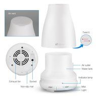 Kissemoji 100ml Room Ultrasonic LED Aroma Air Humidifier Diffuser Purifier Atomizer Mist