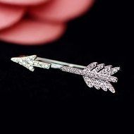 Creative 1PC Bow Arrow Crystal Ear Stud Women&#039;s Fashion Earrings Jewelry Gift N6