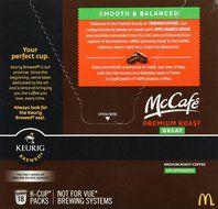 McCaf&eacute; Decaf Premium Roast Medium K-cup Packs, 6.2 Oz - 18 Count