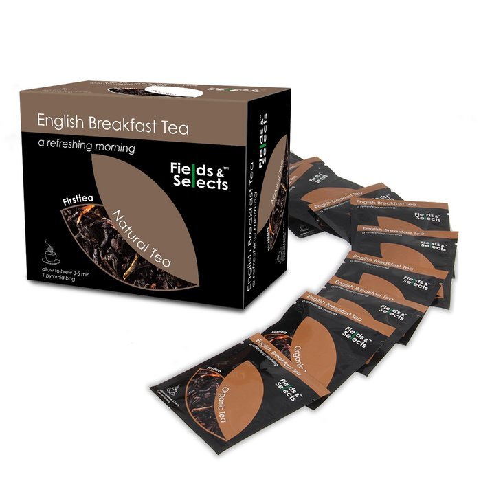 Fields & Selects Earl Grey Organic Tea Bags 100 Count N42
