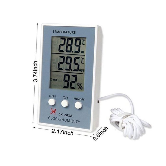 Humidity Meters,Indoor Hygrometer Thermometer for Baby Room Temperature Humidity Moisture Monitor N8