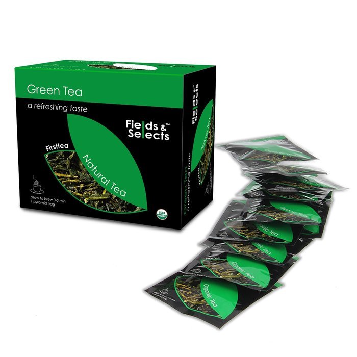 Fields & Selects Earl Grey Organic Tea Bags 100 Count N43