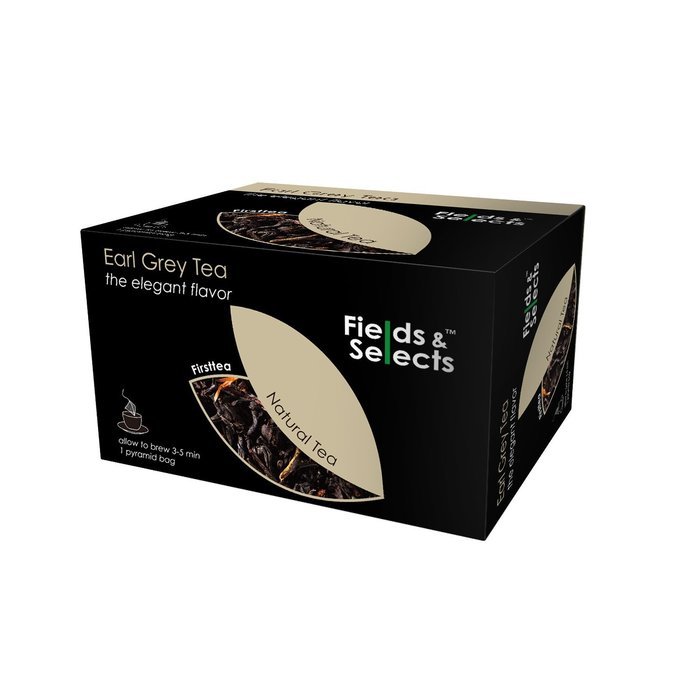 Fields & Selects Earl Grey Organic Tea Bags 100 Count N44