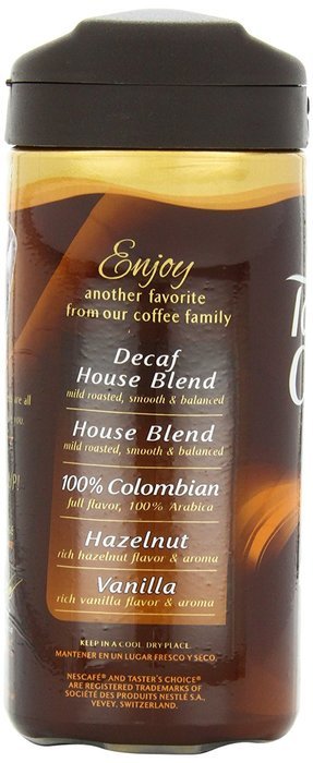Nescafe Taster's Choice French Roast Instant Coffee, 7-Ounce Canisters (Pack of 3) N6