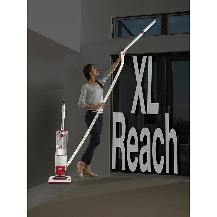 Shark Red Rotator Vacuum + Blue Rocket Upright Vacuum (Certified Refurbished) N4