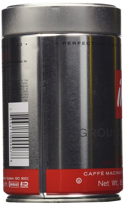 illy Caffe Normale Fine Grind (Medium Roast, Red Band) 8.8 coffee cans (Pack of 6) N2