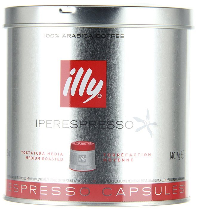 illy iperEspresso Capsules Medium Roasted Coffee, 5-Ounce, 21-Count Capsules N8