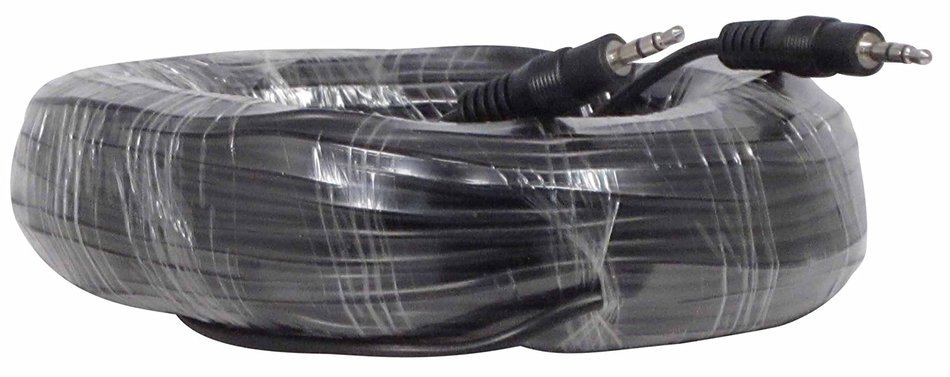 YCS Basics 50 Foot 3.5mm Male to Male Stereo Audio Cable Headphone / Phone / MP3 Cable- For Your Car AUX Port,... N7
