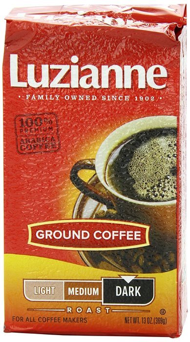 Luzianne Coffee, Dark Roast, 13-Ounce Bags (Pack of 3)