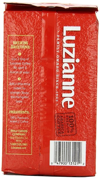 Luzianne Coffee, Dark Roast, 13-Ounce Bags (Pack of 3) N2