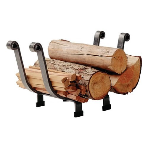 Enclume Country Home Log Basket Log Rack, Hammered Steel N2