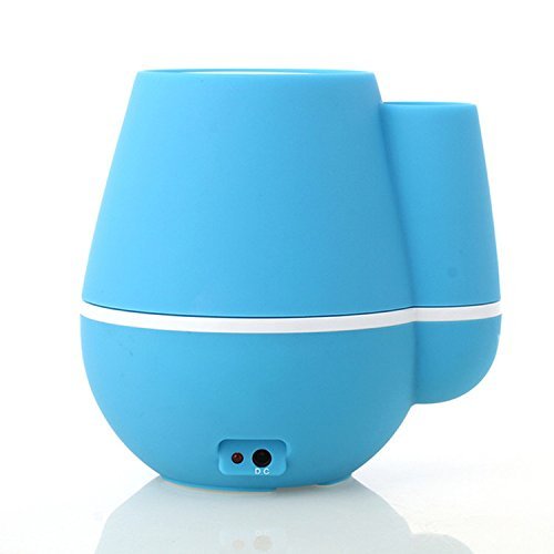 BuyHere USB Powered Vase-shape Humidifier, Rose Red N2