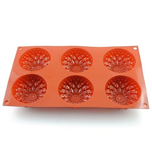 2win2buy 2Pcs Silicone Mold Fondant Cake Chocolate Decorating Candy Clay Pudding Bakeware N2