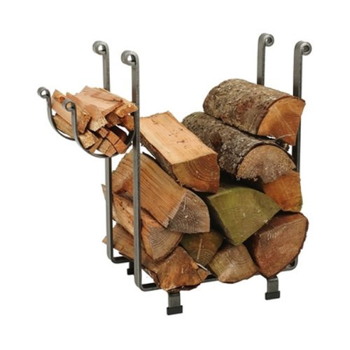 Enclume Country Home Log Basket Log Rack, Hammered Steel N6