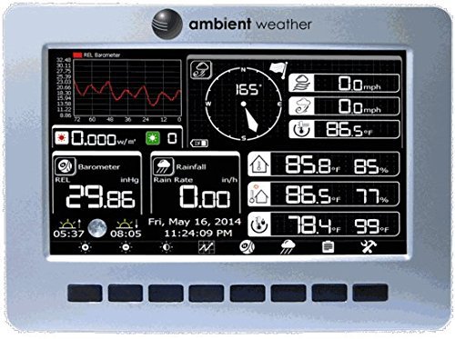 Ambient Weather WS-1001-WIFI-CONSOLE Console for WS-1001 Series Weather Station (Console Only)