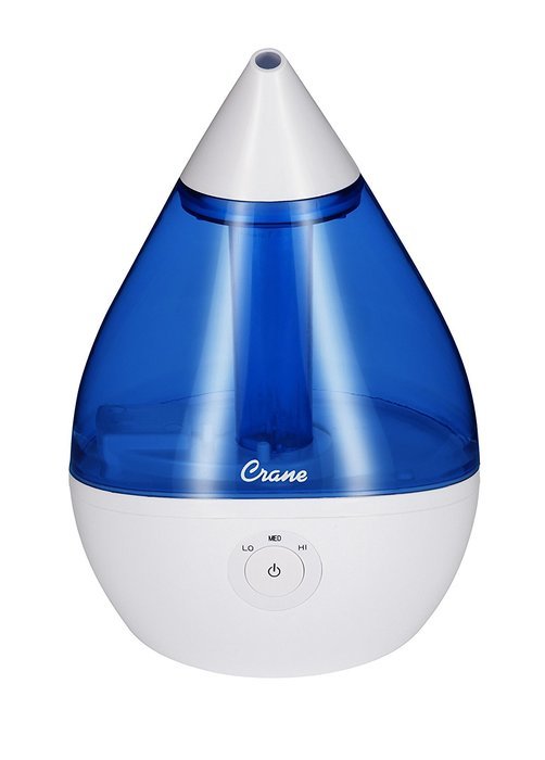 Crane USA TV209644 WHT Humidifier, 0.5 gallon