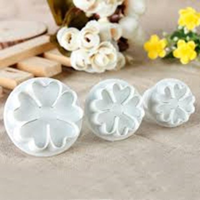 Cake & Cookie Cutters 3Pcs Cake Sugarcraft Fondant Decorating Mold N3