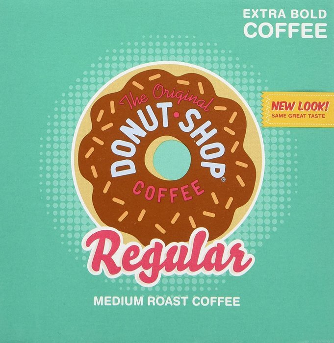 Donut Shop Medium Roast Coffee 12 K Cups,Net wt :4.6 Oz N2