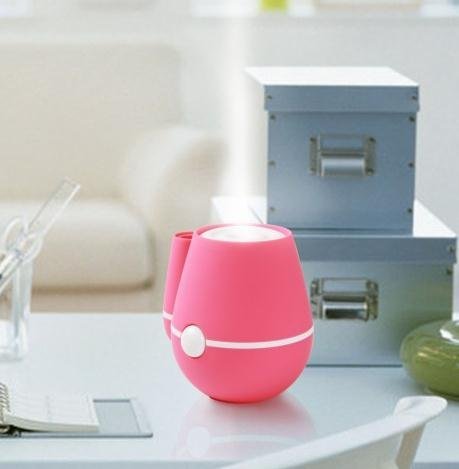 TIMTOM,Vase Shaped Electric Cool Air Fog Mist Maker Steam Spa Ultrasonic USB Humidifier