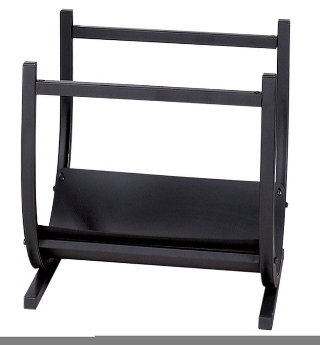 UniFlame Wrought Iron Log Rack, Black
