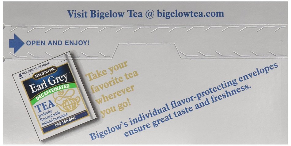 Bigelow Earl Grey Decaf Tea Bags, 20 ct N7