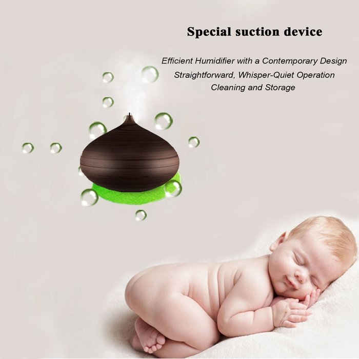Aphse Electric Ultrasonic Humidifier Diffuser Aromatherapy Essential oil Diffuser,120ML Whisper-Quiet,Enjoy Aromatherapy... N2