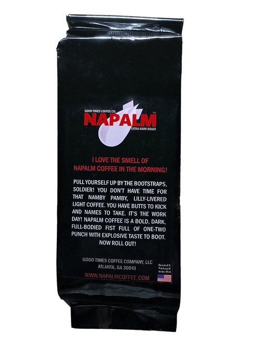 Napalm Coffee, EXTRA DARK ROAST, Ground Coffee, 100% Arabica, 12 Ounce Bag N3