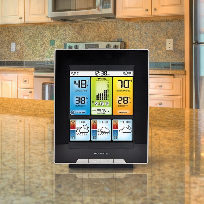AcuRite 02007 Digital Weather Center with Morning Noon and Night Precision Forecast Thermometer N2