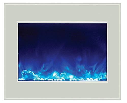 Amantii ZECL-30-3226-WHTGLS Electric Fireplace N8