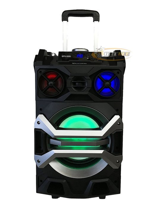 Blackmore BPS-5000 8" Rechargeable Speaker w/Bluetooth/FM/USB/TF/AUX-In/Mic/Remote N5