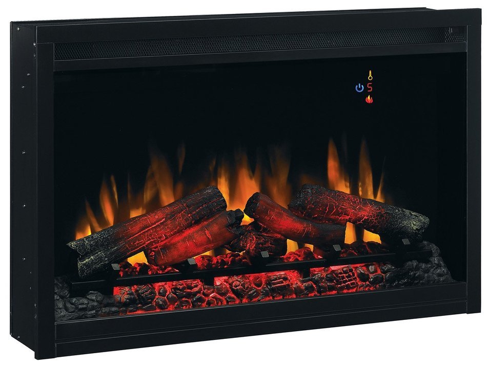 ClassicFlame 36EB110-GRT 36" Traditional Built-in Electric Fireplace Insert, 120 volt N4
