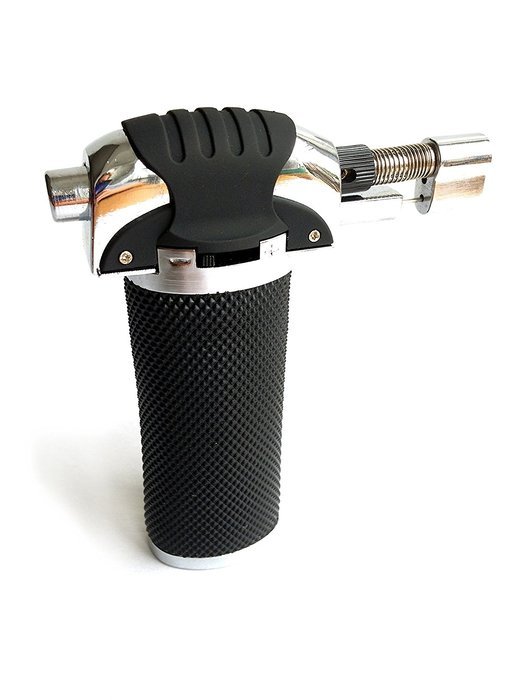 Professional Culinary Kitchen Blow Torch for Creme Brulee Takes Butane Gas Premium Blowtorch Safety Lock and Flame... N7