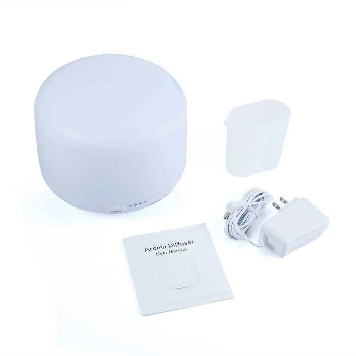 Essential Oil Diffuser Ultrasonic Humidifier for Aromatherapy, GerTong 500ml Cool Mist Air Humidifier with 7 Color... N3