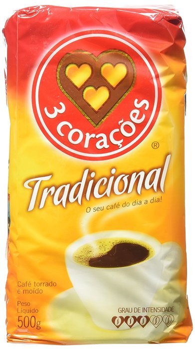 3 Cora&ccedil;&otilde;es Traditional Coffee 500 Grams