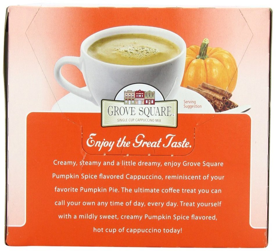 Grove Square Cappuccino, French Vanilla, 24 Count Single Serve Cups N89
