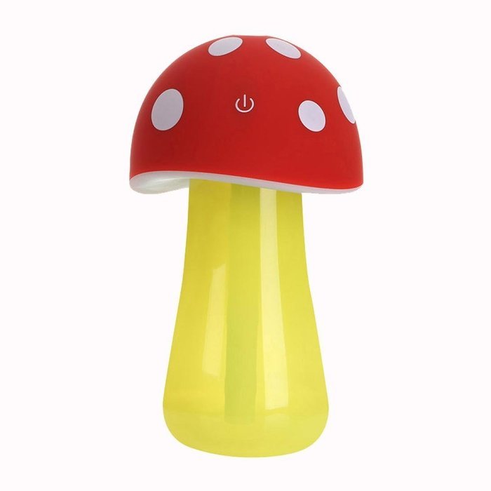Dacawin Home Aroma LED Humidifier Mushroom Air Diffuser Purifier Atomizer (Red) N3