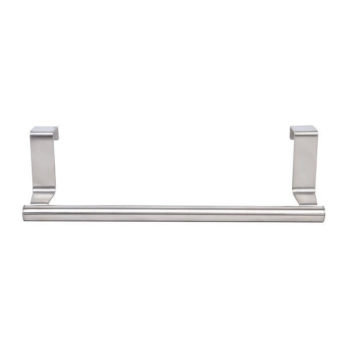 Imiee Forma Over Cabinet 9" Towel Bar Robe Hook , Brushed Stainless Steel