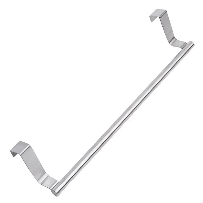 Imiee Forma Over Cabinet 9" Towel Bar Robe Hook , Brushed Stainless Steel N3