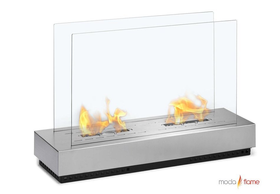 Moda Flame Braga Free Standing Bio Ethanol Fireplace