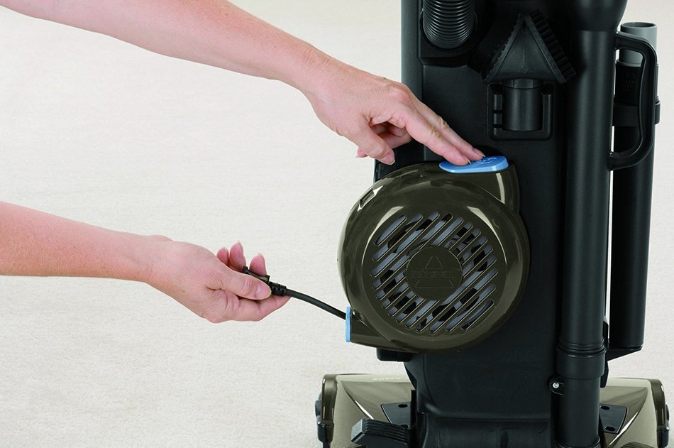 Bissell Velocity Bagged Upright Vacuum, Black, 3863 - Corded