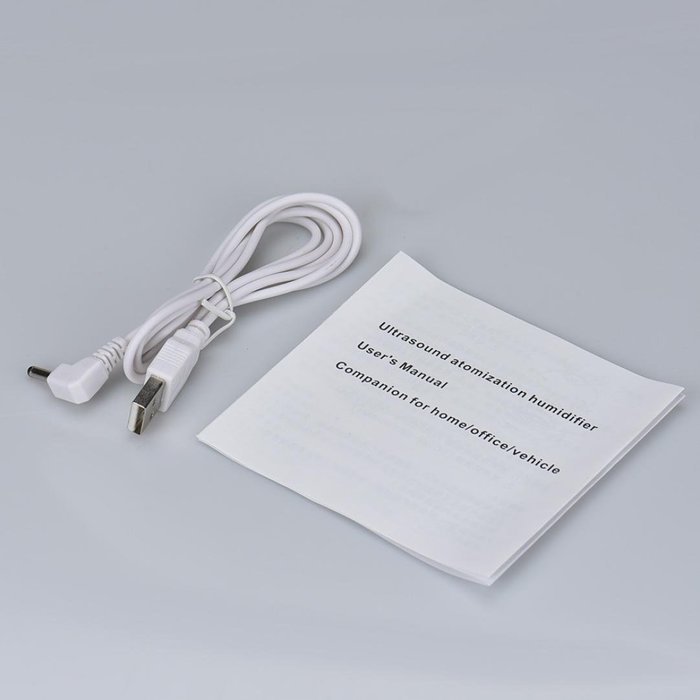 Leewa Ultrasonic Beauty Moisturizing Humidifier with USB - 300ml Water Capacity (White)
