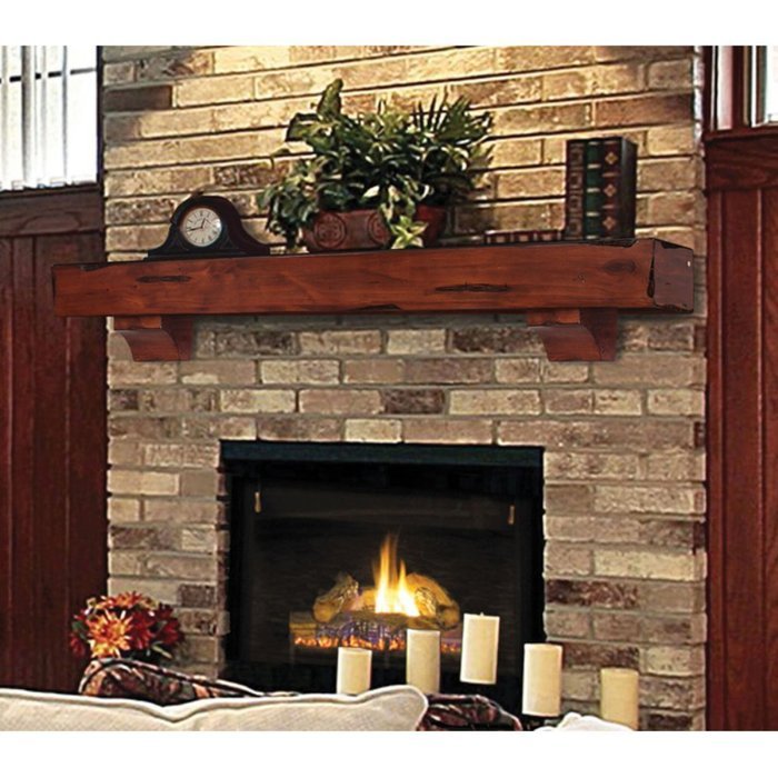 Pearl Mantels Shenandoah Traditional Fireplace Mantel Shelf N15
