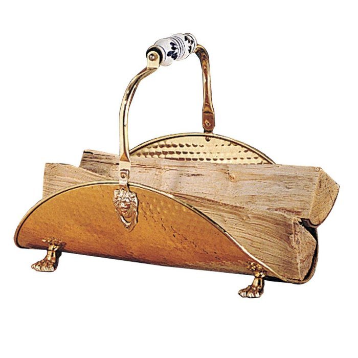 Fireplace Accessories Brass , Brass Fireplace Log Holder N2