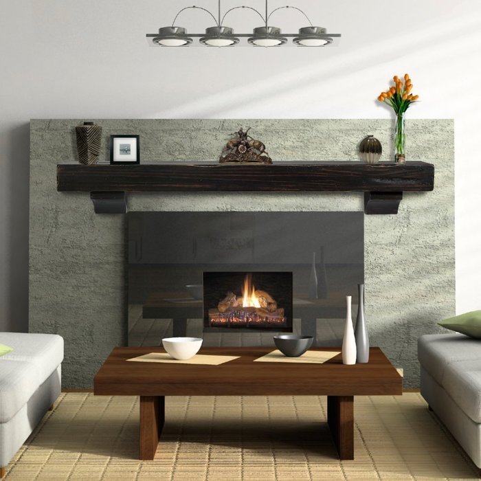 Pearl Mantels Shenandoah Traditional Fireplace Mantel Shelf N21