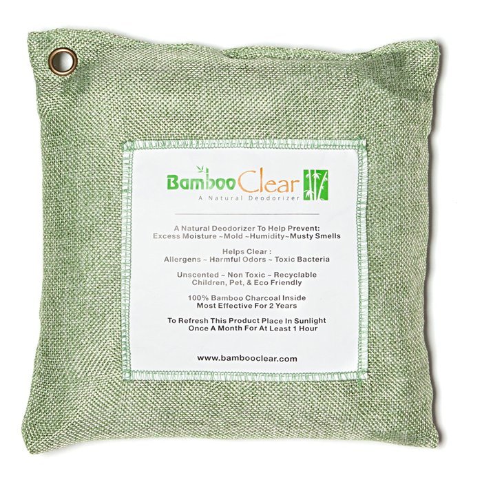 Bamboo Clear: Premium Activated Charcoal Air Purifying Bag - Natural Way to Remove Odors, Bacteria and Allergens... N3