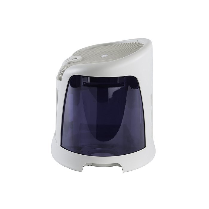AIRCARE 3D6 100 Mini-Console-Style Evaporative Humidifier, White and Midnight Blue N2
